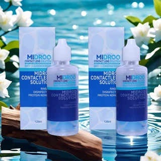【สื้อ1ได้ 3❗Spend฿79แถม ตลับ*2】💦กิจกรรมระยะเวลาจำกัดMidroo Contact Lens Solutionน้ำยาล้างคอนแทคเลนส์ ขนาด60/120ml/360ml