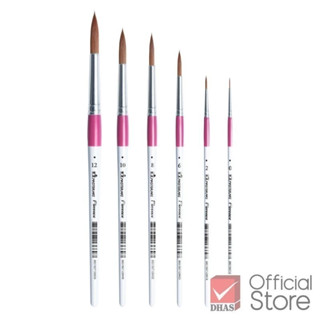 Master Art พู่กัน พู่กันฟลอเรนซ์ พู่กันหัวกลม No.0 - No.6 จำ…