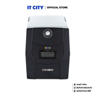 SYNDOME UPS ECOII-2200 LCD (2000VA/1200W) (2Y) PW1-000505 อุปกรณ์สำรองจ่ายไฟ
