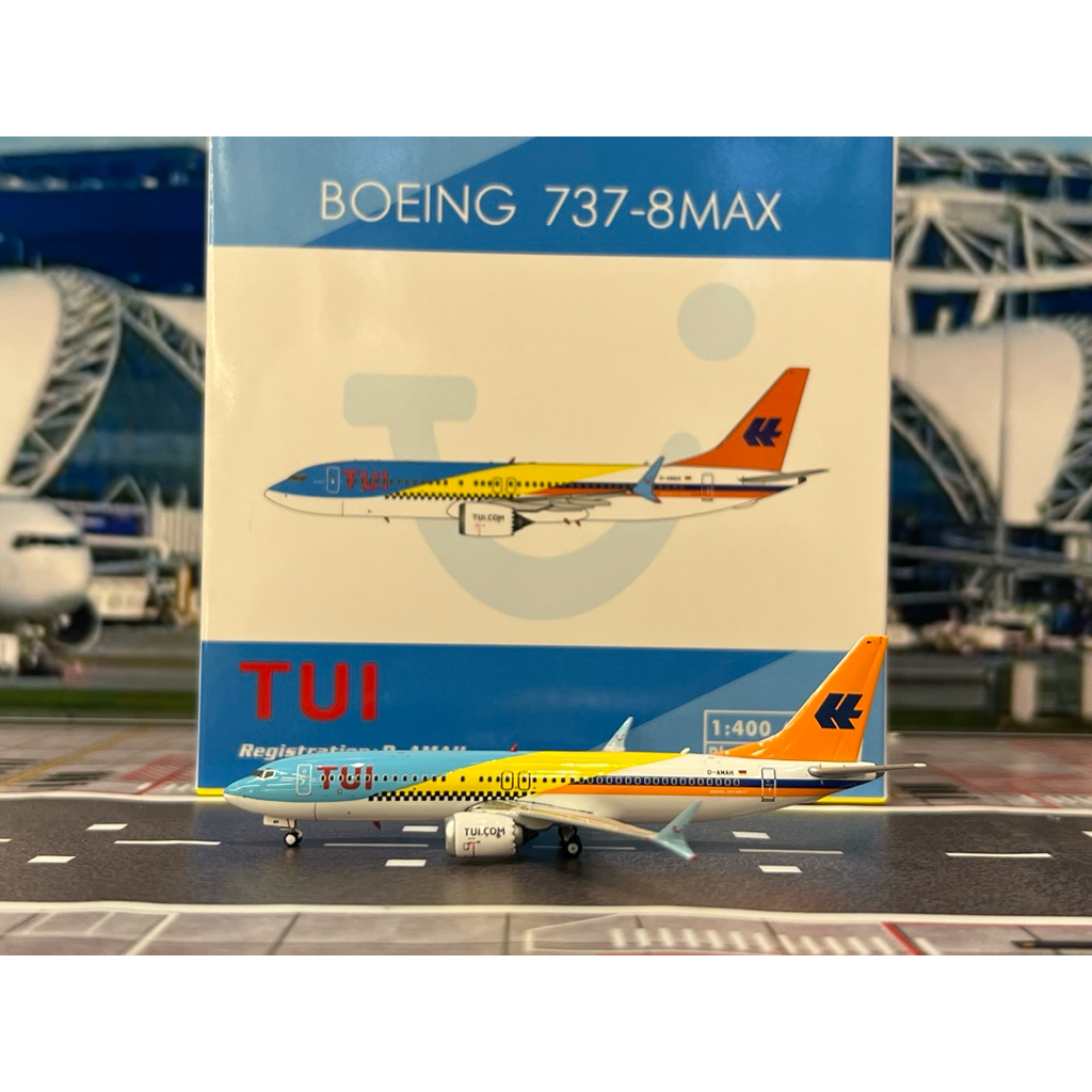 Phoenix Model [11908] 1:400 TUI B737-8max D-AMAH