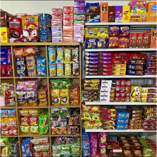 เซตขนมคละ70ชิ้น ชิ้นใหญ่30ชิ้น(5บาท)+ชิ้นเล็ก40ชิ้น (1-3บาท)รวมทั้งหมด70ชิ้น