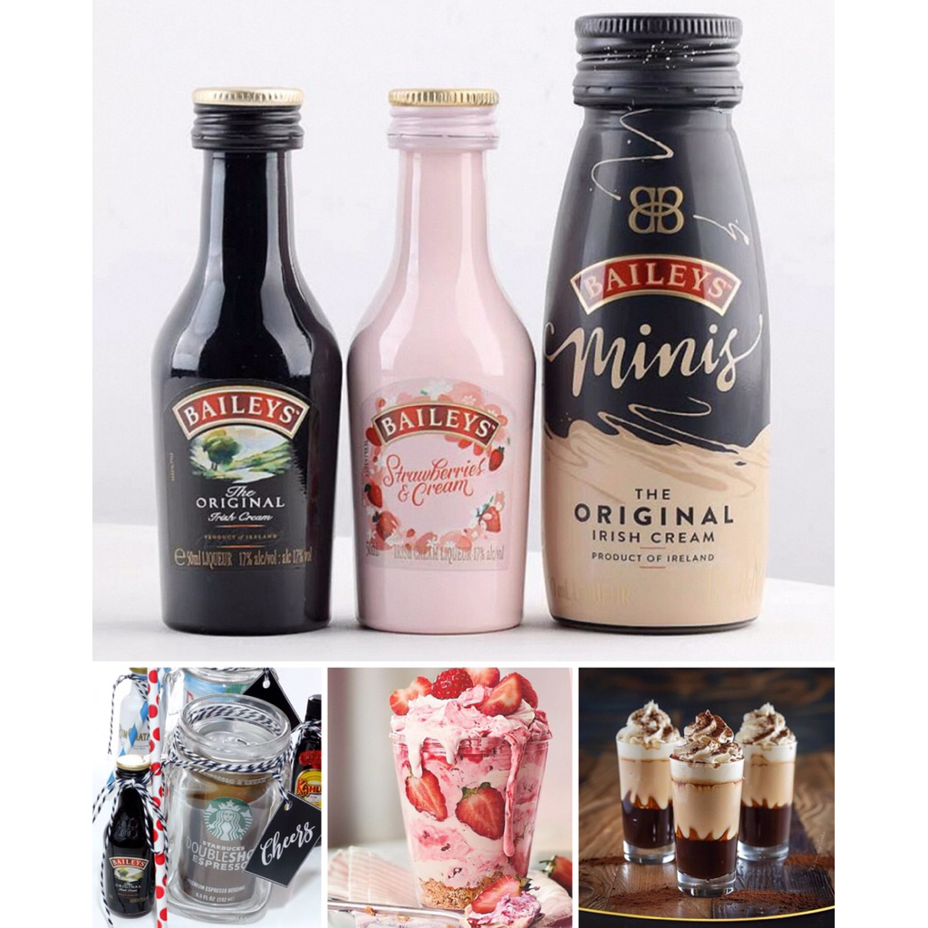 ครีมนม Baileys Irish Cream สำหรับทำเค้ก พายมูส ครีมชีสเค้ก cupcake milkshake รส Original และ สตอเบอร