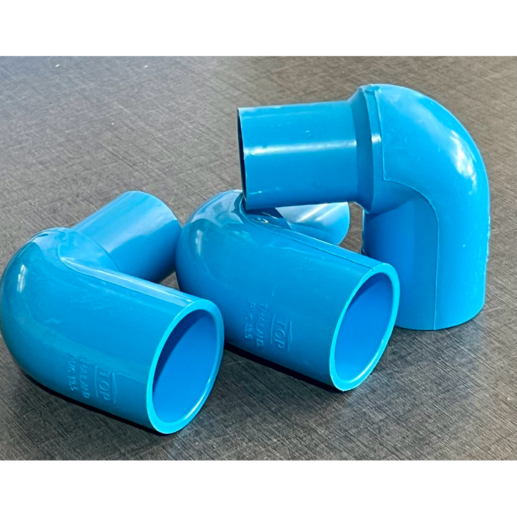 (แพ็ค20ตัว) 1นิ้ว ลด 6หุน ข้องอลดหนา PVC 13.5 ตรา TOP