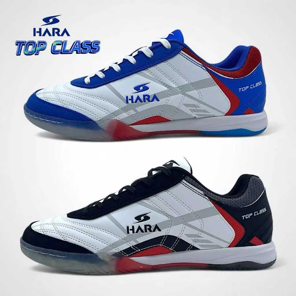HARA Futsal Top-Class รองเท้าฟุตซอลรุ่นท็อป พื้นเจลใส รหัสรุ่น FS990