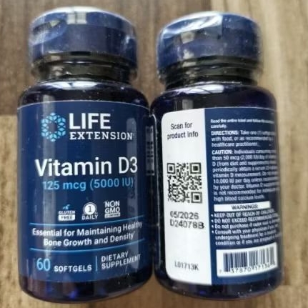 life vitamin D3 125 mcg 5000ui