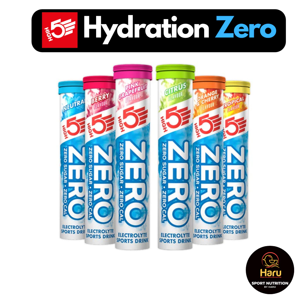 High5 Zero Hydration Tablet : เม็ดฟู่เกลือแร่ ( Electrolyte)สำหรับออกกำลังกาย