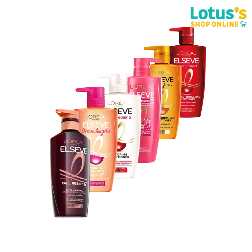ลอรีอัล ปารีส เอลแซฟ คอนดิชั่นเนอร์ ขนาด 375-450 มล. L'OREAL PARIS ELSEVE CONDITIONER 375-450 ML.