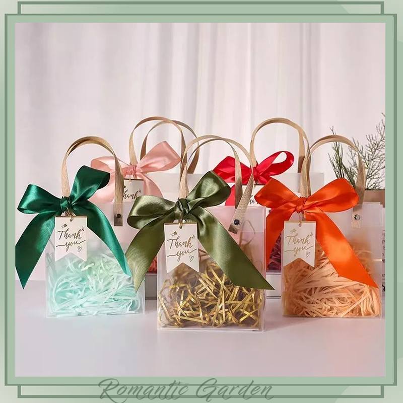 ถุงของขวัญ PVC ขนาดเล็ก เนื้อด้านกันรอย 1 ใบ/แพ็ค สำหรับห่อขนม/เครื่องสำอาง/ของชำร่วย กันน้ำ+ทนทาน ✨🎁 #ถุงแพ็คเกจจิ้ง