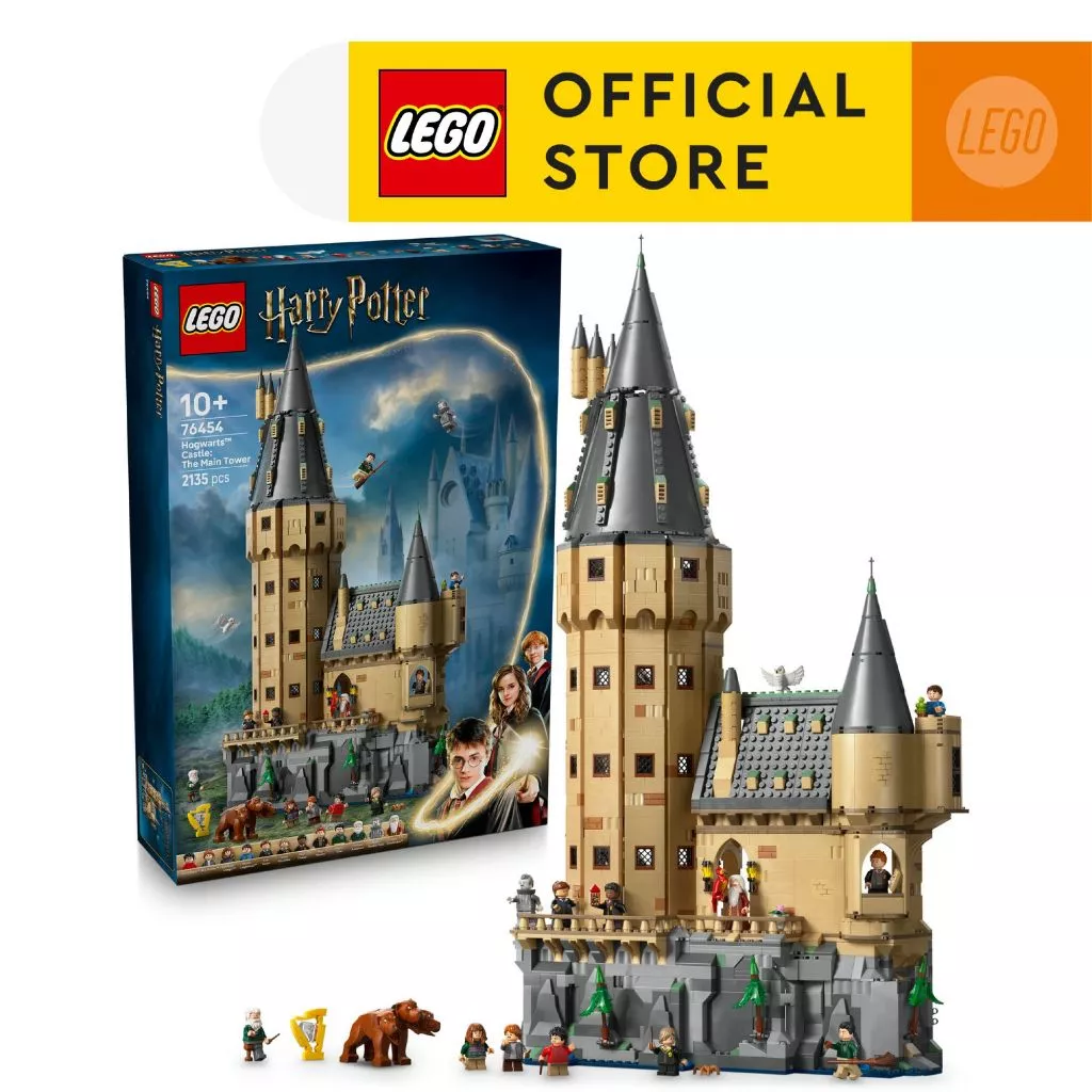 LEGO Harry Potter 76454 Hogwarts Castle: The Main Tower (2135pcs.), Building Blocks, Kids Toy
