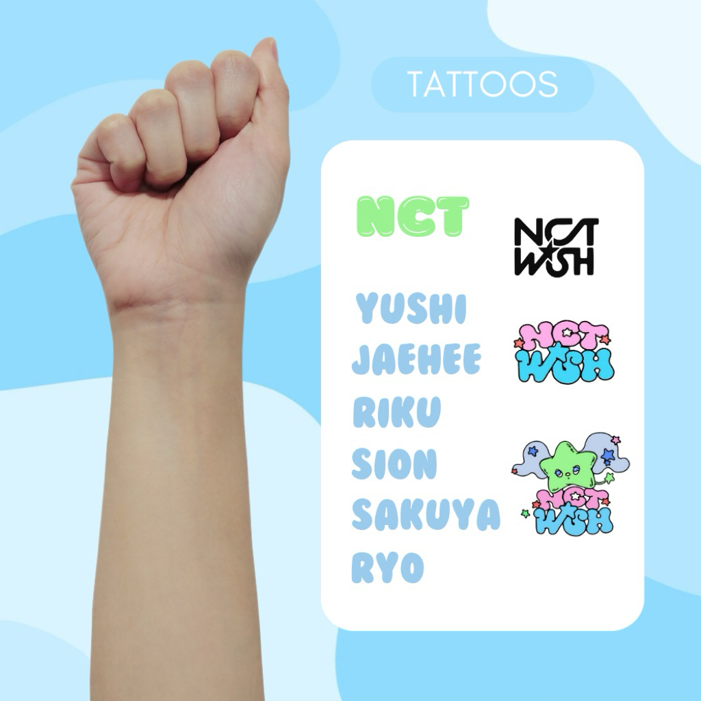 NCT WISH Tattoos (แทททู NCT WISH)