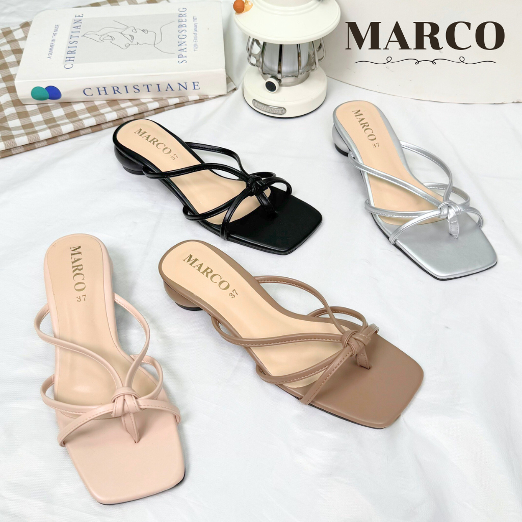 รองเท้าแฟชั่น แบรนด์ MARCO รุ่น A1090 ดีไซน์สวย หนีบโป้ง