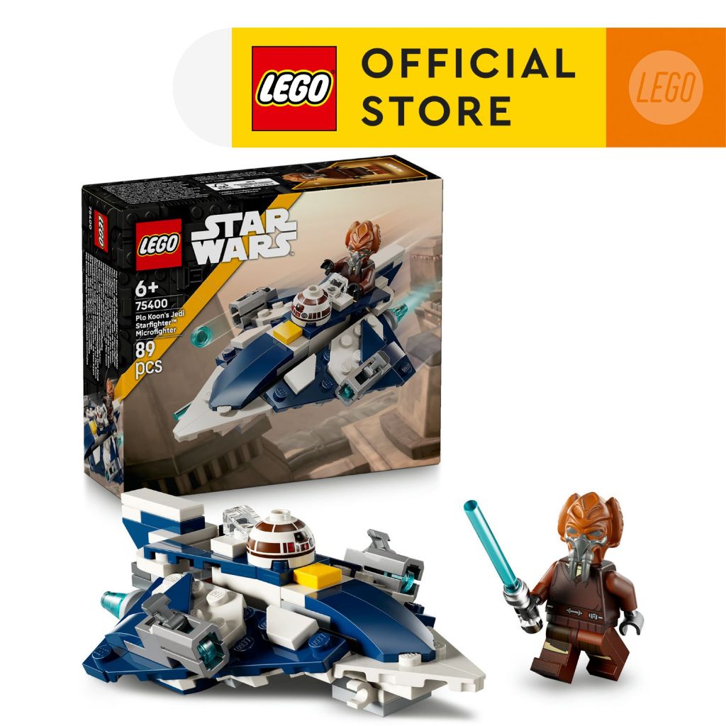 LEGO Star Wars 75400 Plo Koon's Jedi Starfighter Microfighter (89 Pieces)