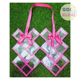 พร้อมส่ง มาลัยเงิน 12ใบ ข้างละ 6ใบ มาลัยคล้องคอ มาลัยบัณฑิต ปัจฉิม