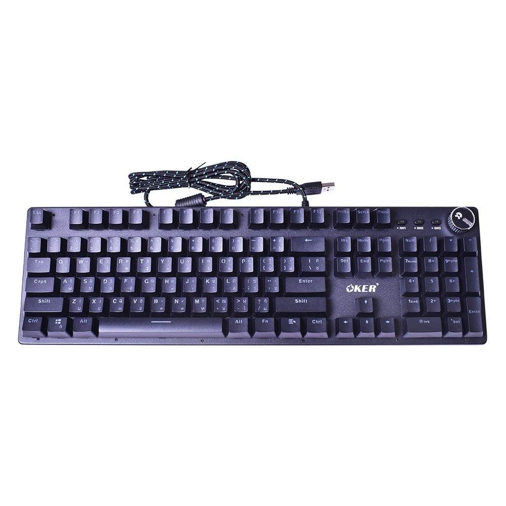 คีย์บอร์ดรุ่น Oker X100 Keyboard Mechanical