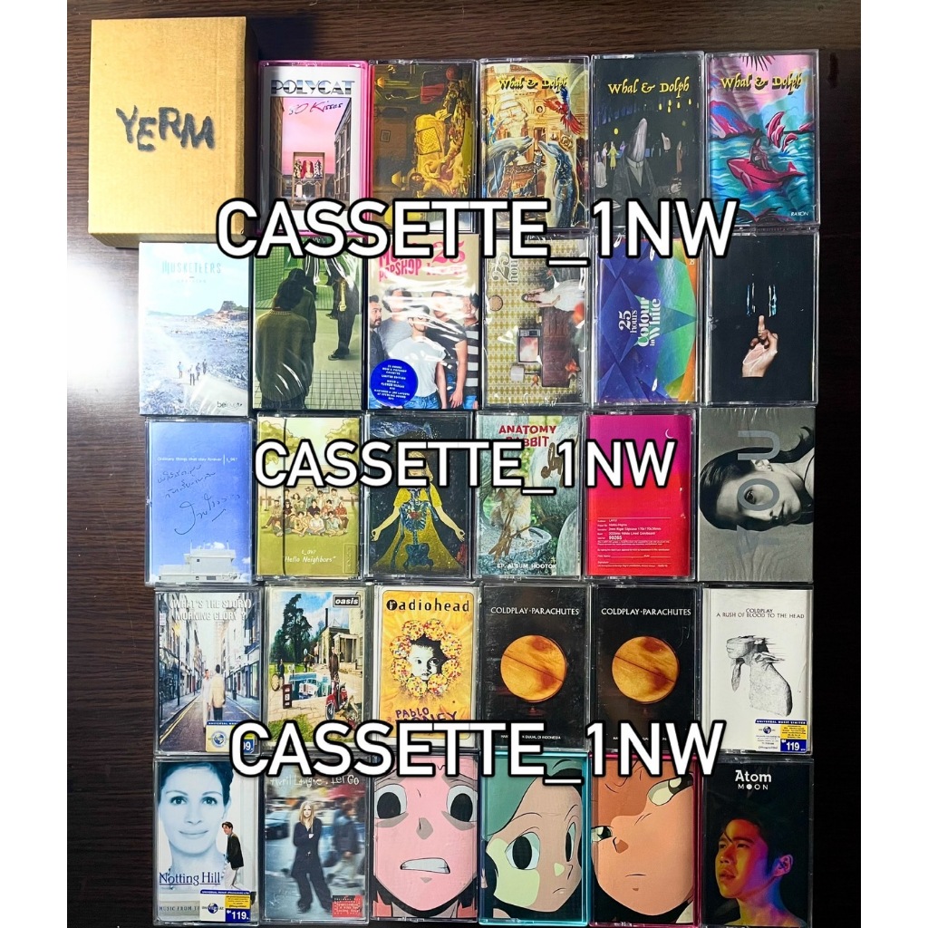 เทปเพลงไทย สากล เทปคาสเซ็ท cassette tape: Polycat, 25 Hours, LANY, T_047, เขียนไขและวานิช, Whal & Do