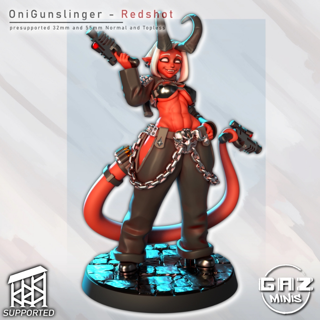 Oni Gunslinger Red Shot 32/55mm