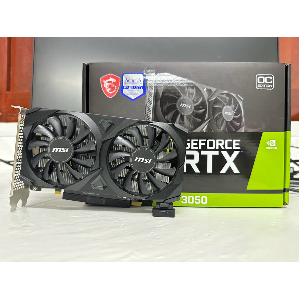 VGA MSI RTX3050 VENTUS 2X OC 6GB (การ์ดจอมือสอง)