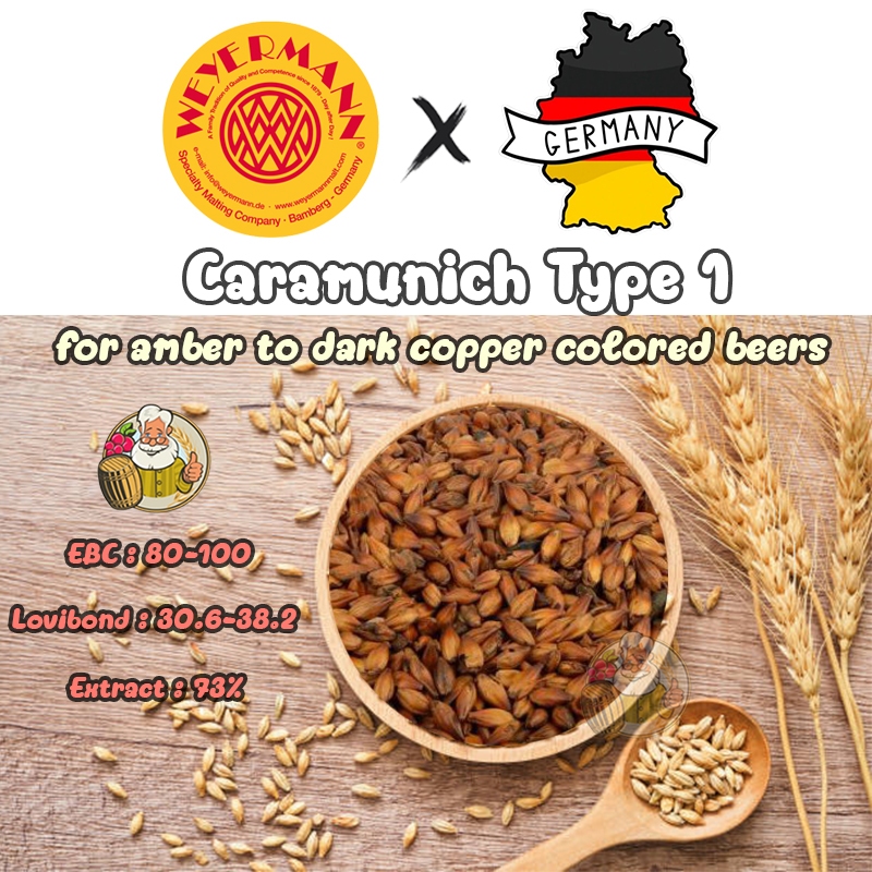 คารามูนิช ไทป์ 1 มอลต์ - CARAMUNICH Type 1 - Weyermann®