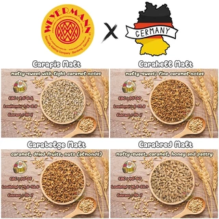 มอลต์ Pilsner, Wheat, Pale Ale, Vienna, MUNICH MALT TYPE 1, CARAPILS, CARAHELL, CARAWHEAT Rye and ACIDULATED Weyermann®