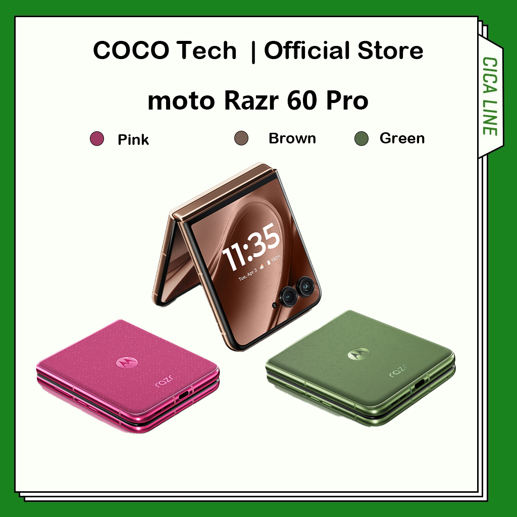 Rom Global Motorola moto Razr 60 Pro Snapdragon 8s Gen 3 หน้าจอ 6.9'' pOLED แบตเตอรี่ 4300mAh
