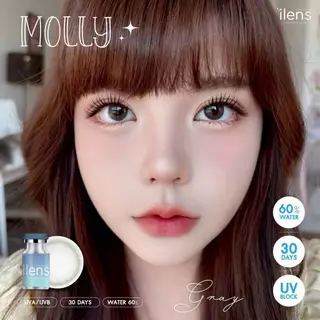 🔥คอนแทคเลนส์✨ขนาดมินิ✨Molly ( ilens )✨Brown/Gray