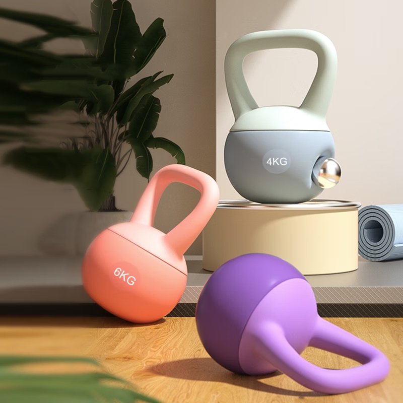 เคตเทิลเบล เคตเทิลเบลล์แบบนุ่ม เคตเทิลเบลล์ Kettlebell PVC คตเทิลเบลล์ ลูกตุ้มยกน้ําหนัก ดัมเบลหูหิ้ว  2/4/6/8/10KG - รูปที่ 6