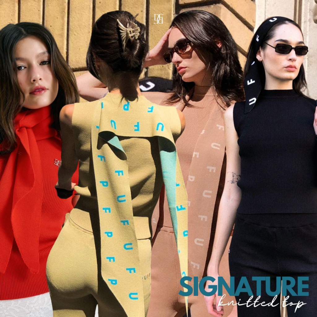 PUFFCO : Puffco Signature knitted top