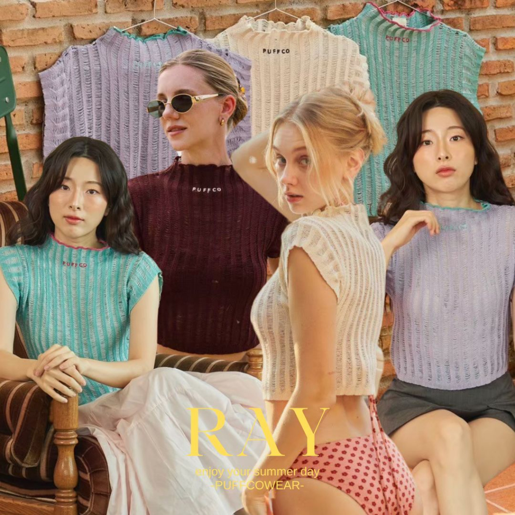 PUFFCO  : Ray Knitted Top