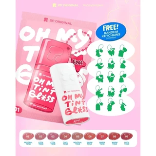 ถูก/แท้/มีไลฟ์ ลิป Oh My Tint Gloss ลิปกลูโคส 2P ทินท์ ลิปทิ้น กลอส อวบอิ่ม ปากฉ่ำ ฉ่ำวาว ทิ้งสเตน ติดทน