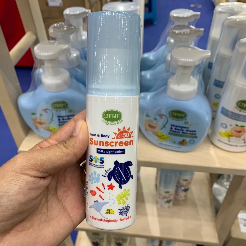 Enfant โลชั่นบำรุงผิว ป้องกันแสงแดดและแสงไฟ SPF30PA+++ - รูปที่ 5