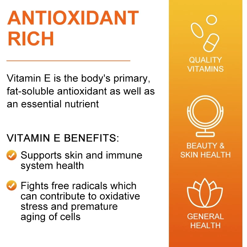 MULITTEA Vitamin E Capsules ปกป้องเซลล์ ส่งเสริมสุขภาพผิว thumbnail 4