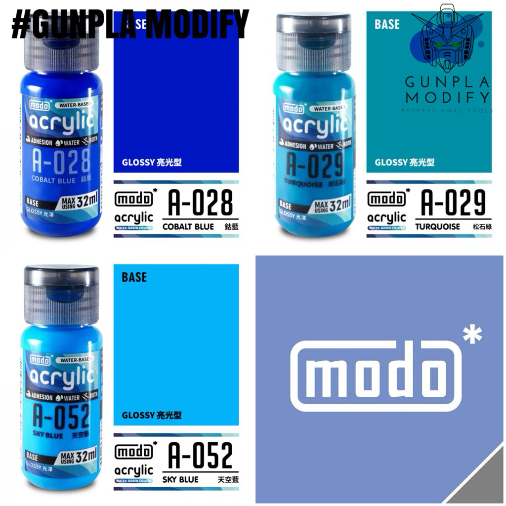 MODO WATER-BASED COLOR สีอะคริลิคสูตรน้ำ ชนิดเงา ขนาด 30 ml