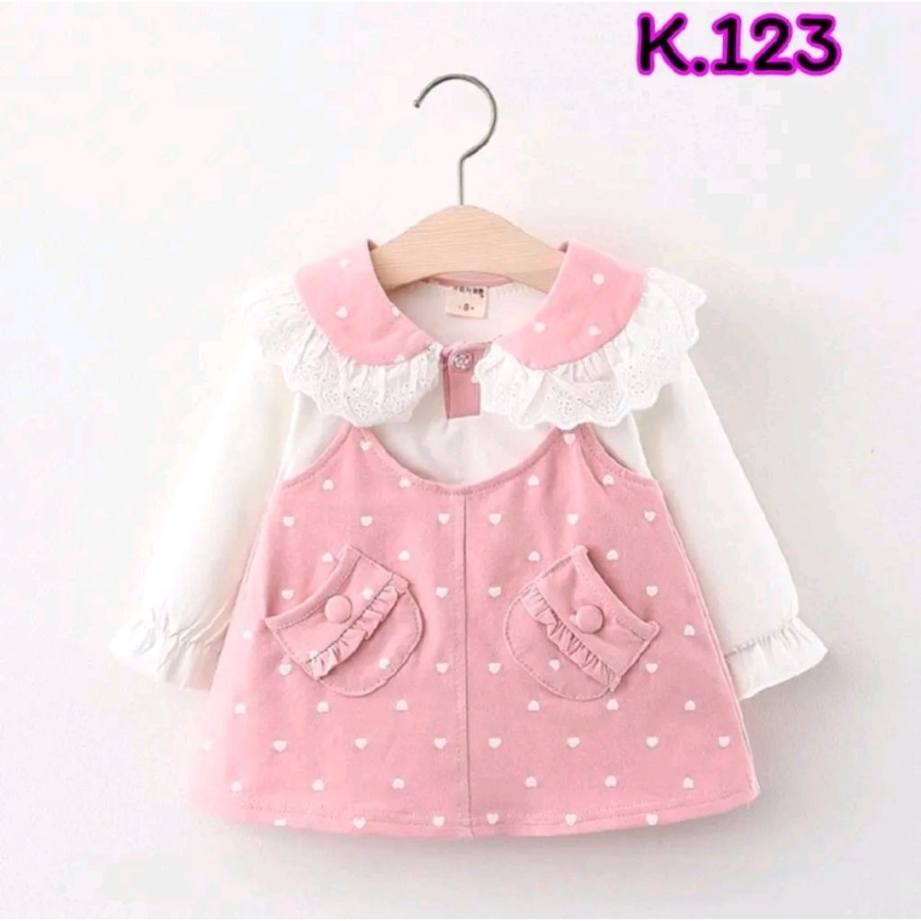 ชุดเด็กหญิงลายน่ารักK123
