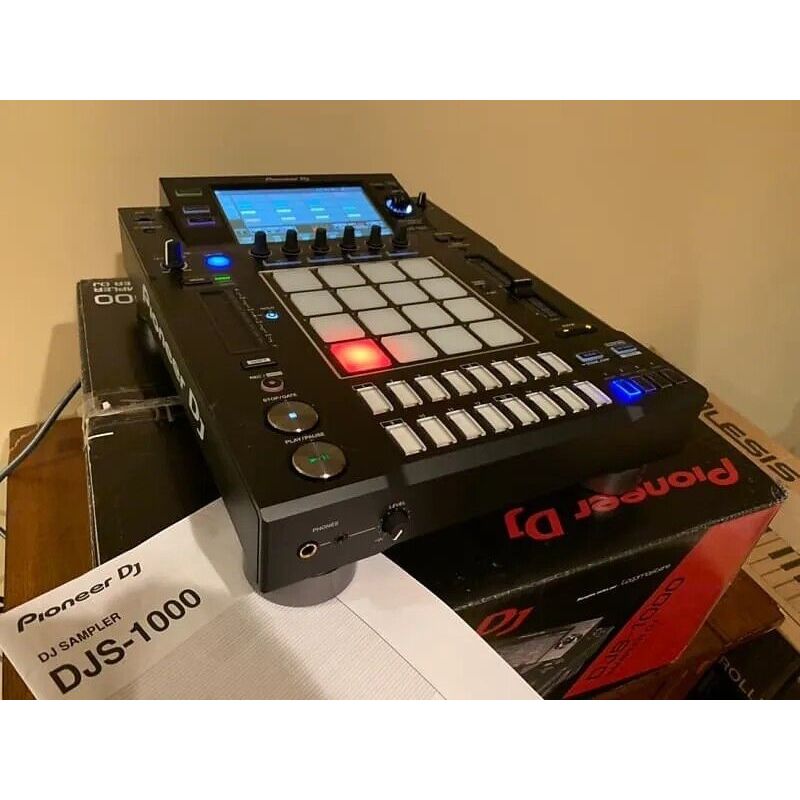 Pioneer-DJ-Mixer-DJS-1000 เครื่องสุ่มตัวอย่าง DJ แบบสแตนด์อโลน จอสัมผัสสีขนาด 7 นิ้ว