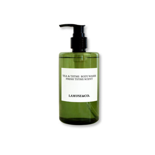 เจลอาบน้ำลดสิว รอยดำ Tea & Thyme Body Wash ขนาด 300ml สูตรสำ…