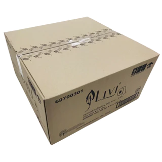 (ยกลัง) Livi กระดาษชำระเจอาร์ที หนา 2 ชั้น 300 เมตร (8 cm.) จำนวน 12 ม้วน/ลัง