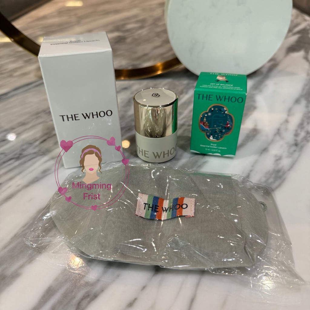 [Special Set] THE WHOO GONGJINHYANG MI ROYAL ESSENTIAL GOLDEN LIPCERIN ลิปแคร์บำรุงริมฝีปาก