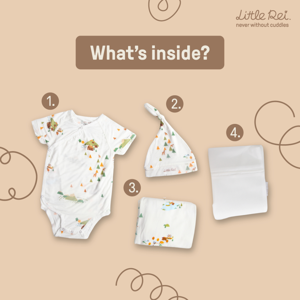 Little Rei طقم هدية بريميوم لحديثي الولادة — صورة 3