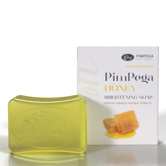 สบู่พิมพ์เพกา สบู่ล้างหน้าลดสิว ลดรูขุมขนกว้างหน้ากระชับ และลดการเกิด กระ ฝ้า และรอยหมองคล้ำ