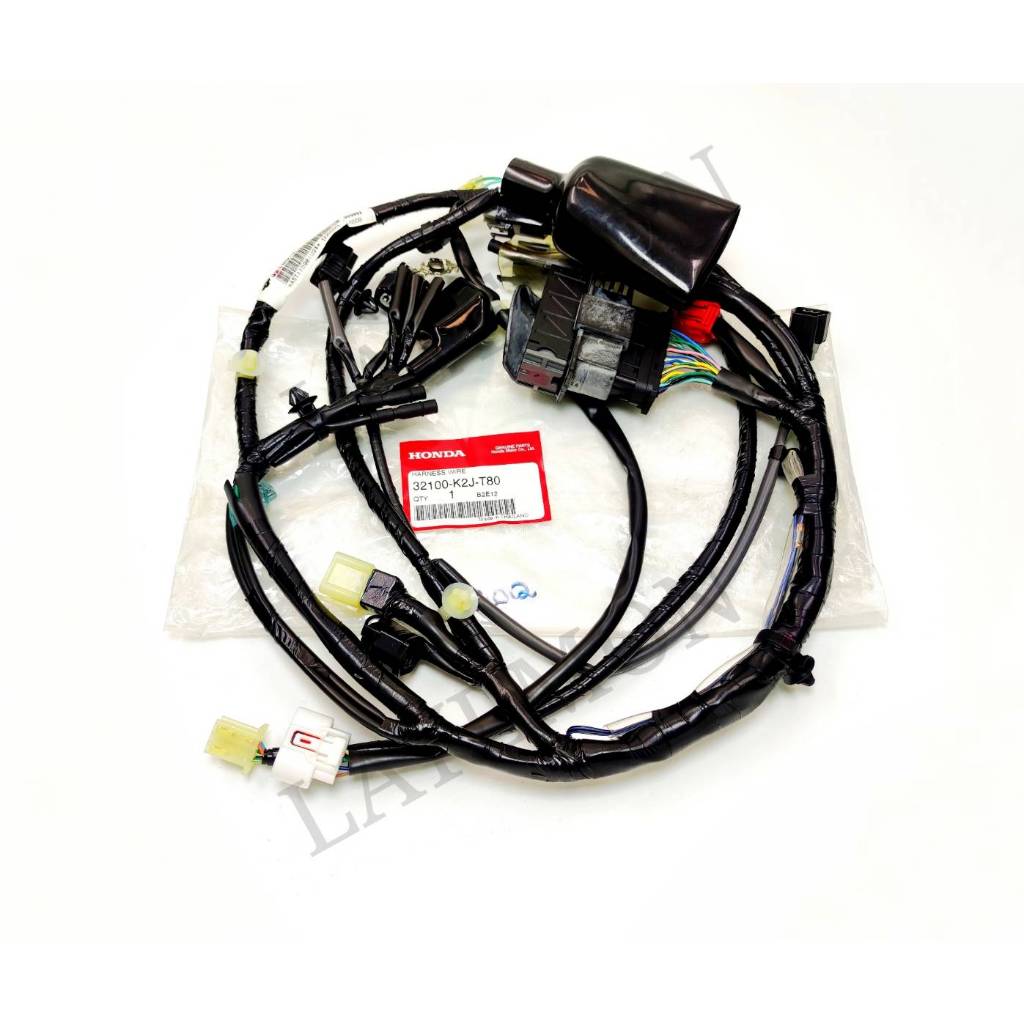 honda ของแท้ศูนย์ Wave110i เวฟ110ไอ led ปี2023-2025 รุ่นไมล์ธรรมดา 32100-K2J 37224-K2J สายไฟ สายไฟเว