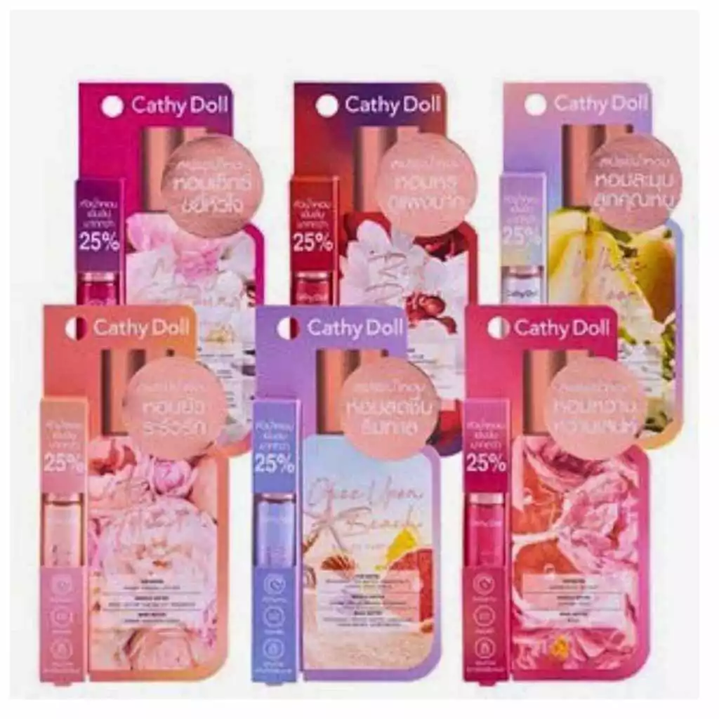 Cathy Doll Eau De Parfum สเปย์น้ำหอมเคที่ดอล ติดทนนาน ความหอมระดับเคาท์เตอร์แบรนด์ มี12กลิ่นให้เลือก
