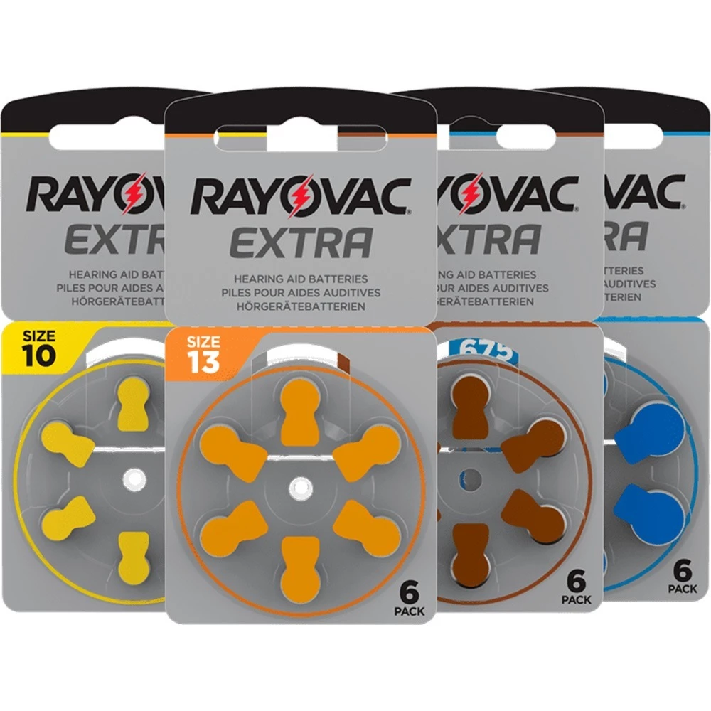 ถ่านเครื่องช่วยฟัง RAYOVAC เบอร์ 10/13/312/675 แพ็ค 6 ก้อน thumbnail 4