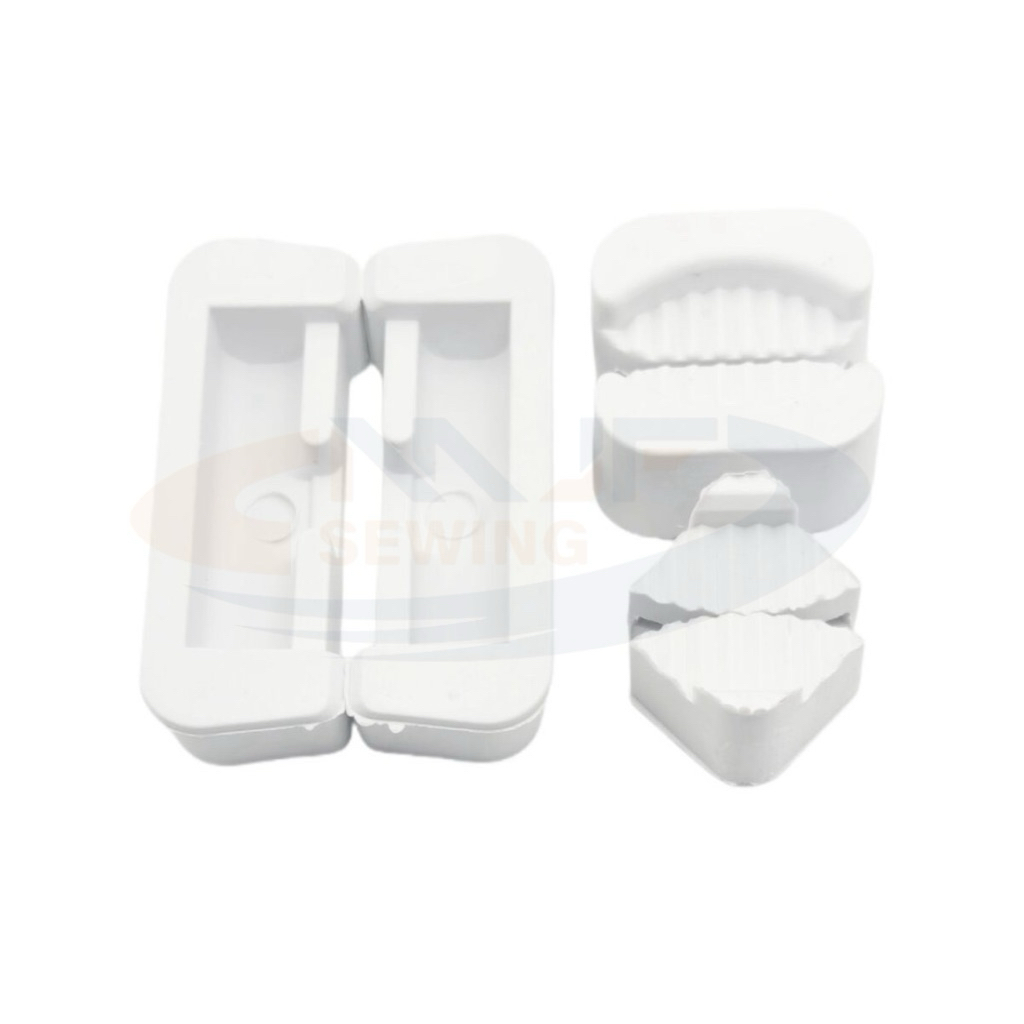 ชุดยางรองหัวจักร ร่องเหลี่ยม ครบชุด8ชิ้น สำหรับโต๊ะจักรเย็บอุตสาหกรรม ร่องเหลี่ยม - รูปที่ 4