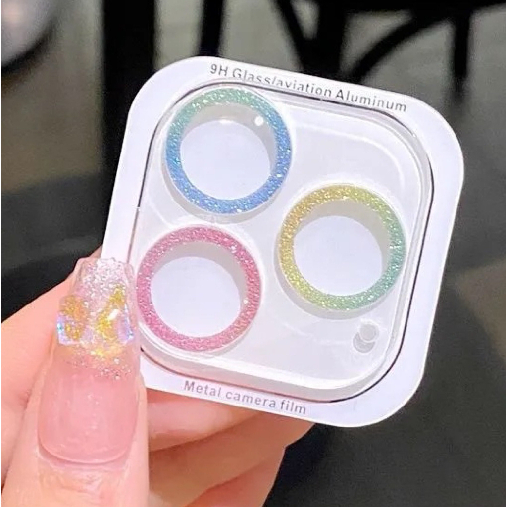 💖💖ฟิล์มกระจก เลนส์กล้อง เพชร(HD) FOR iPhone 11 16 15 14 13 12 17 Pro Max FOR ไอโฟน 11 12 13 14 15 16 Pro 14 15 16 Plus