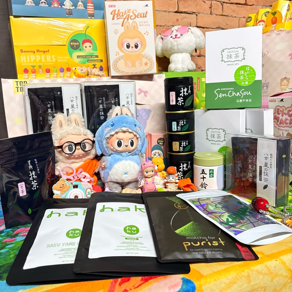 ใช้โค้ดลด🏷️พร้อมส่งของแท้‼️ รวมมัทฉะหายากอร่อย✨ hoshino,senchasou,haku /แบ่งทดลองชิม🥜🥜🥜