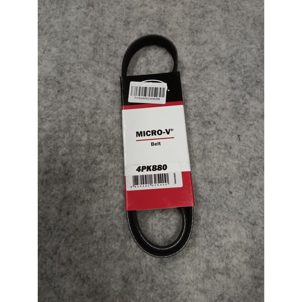 สายพานหน้าเครื่อง 4 ร่องเบอร์ 4PK880 ยี่ห้อ Gates