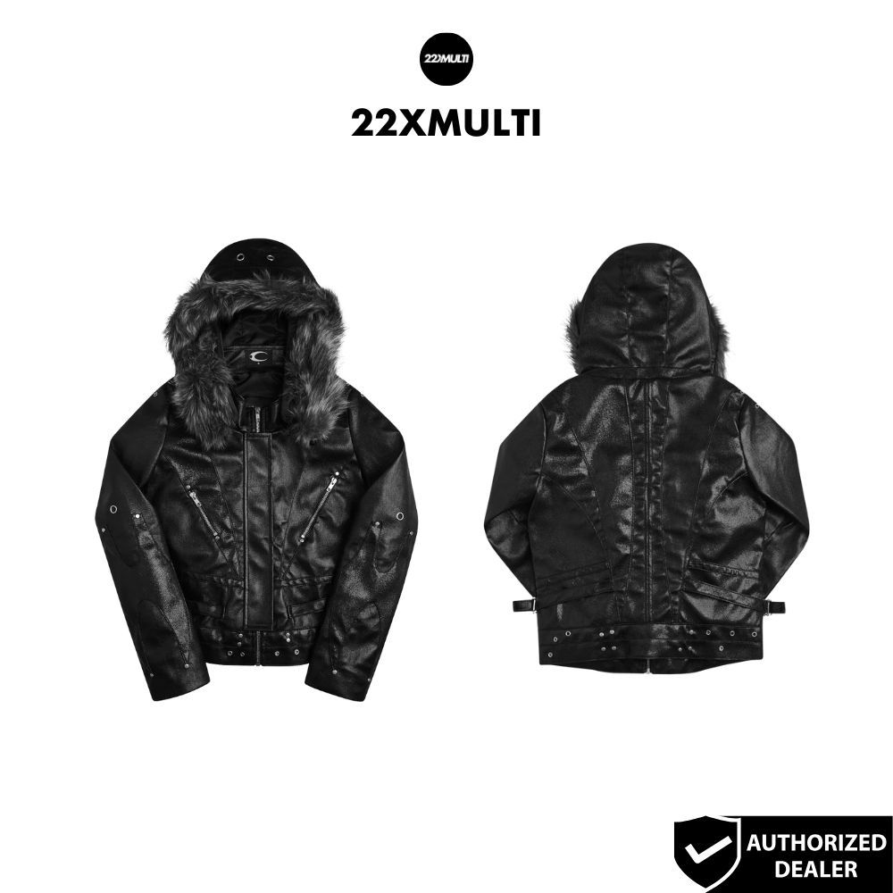 (🔥จัดส่งด่วน 1 วัน!) [COZY] KNIGHT CLUB LEATHER JACKET [22XMULTI]