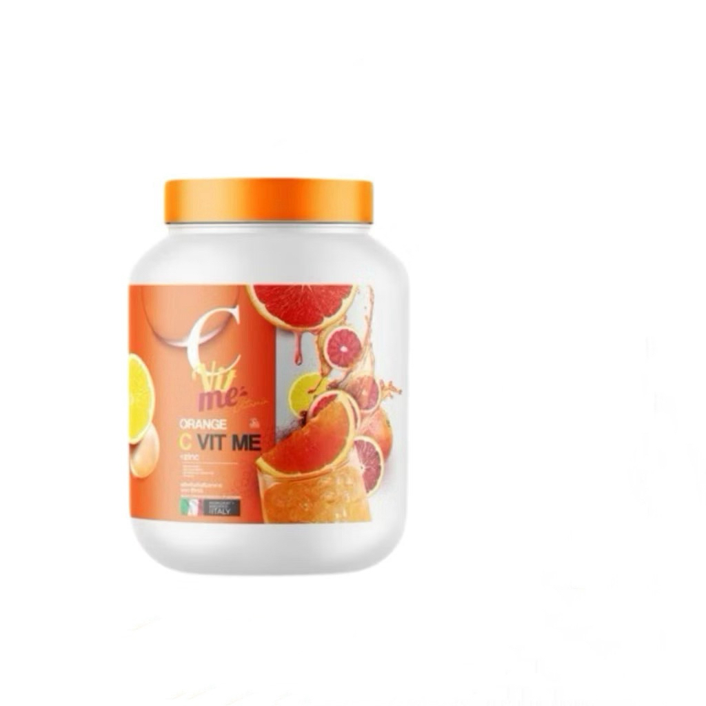 วิตามินซีส้มเลือดชง ORANGE C VIT ME สูตรใหม่ 150กรัม