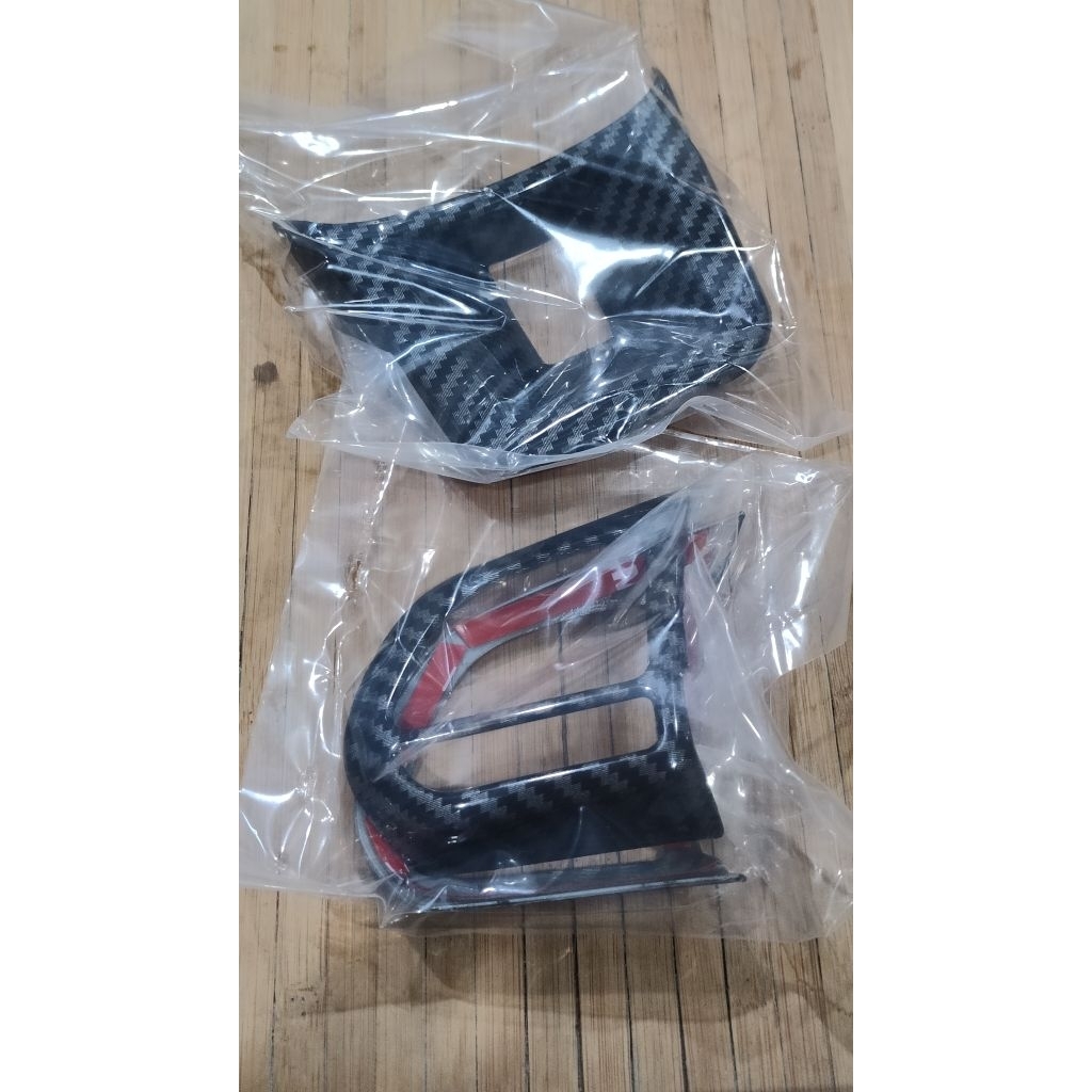 ชุดแต่งพวงมาลัยMG HS/ZS/5ลายcarbon fiber