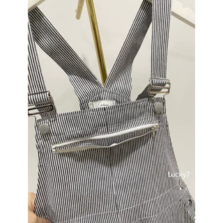 BY IRA PANSY JUMPSUIT📌พร้อมส่ง📌 เอี๊ยมขายาวลายทาง ผ้าเนื้อดีอยู่ทรงสวย ด้านข้างเป็นกระดุม